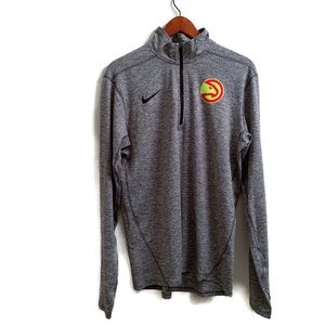 Atlanta Hawks Nike Dri Fit 1/4 zip pullover
